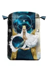 Satynowy woreczek na karty Astral