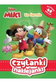 Czytanki naklejanki. Na farmie. Disney Junior Miki