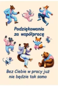Kartka okolicznościowa Podziękowania za współpracę