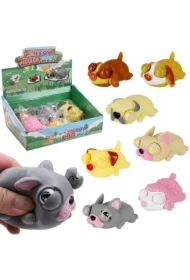 Pies do ściskania z wyskakującymi oczami MIX