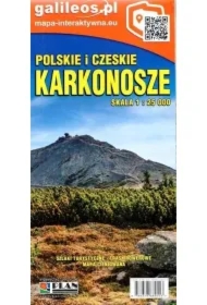 Mapa - Karkonosze Polskie i Czeskie 1:25 000