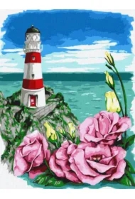 Malowanie po numerach - Latarnia morska