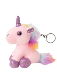 Brelok pluszowy różowy 12cm