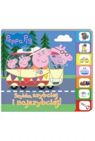 Szybko, szybciej, najszybciej! Książka z registrami. Świnka Peppa