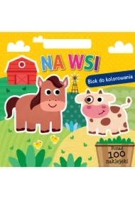 Na wsi. Blok do kolorowania