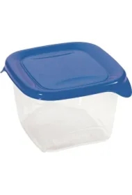 Curver pojemnik na żywność "fresh&go" kwadratowy niebieski/ transparentny