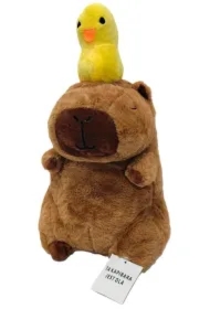 Maskotka pluszowa Kapibara z kaczką 30cm