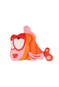 Zabawka, dla kota, pomarańczowa ryba, pluszowa, 9 cm