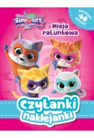Czytanki naklejanki. Misja ratunkowa. Disney Junior Superkoty. Puszysta moc