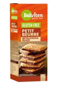 Herbatniki petit beurre z dodatkiem polewy kakaowej bezglutenowe