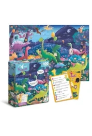 Puzzle 100 Look&Find Kraina dinozaurów