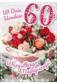 Karnet Urodziny 60