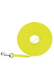Smycz treningowa odblaskowa Easy Life, 15 m/17 mm, neonowy żółty