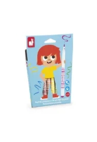 Flamastry pędzelkowe 10 kolorów