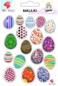 Naklejki dla dzieci Wielkanoc Pisanki