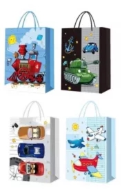 Torebka prezentowa L Pojazdy