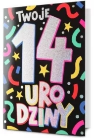 Karnet Urodziny 14