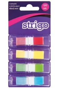 Zakładki indeksujące 4 kolorów 120 kart