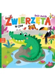 Duże puzzle. Zwierzęta w zoo