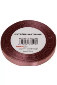 Wstążka satynowa brudny róż