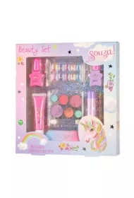 Kosmetyki do makijażu dla dzieci zestaw 7 el. Jednorożec