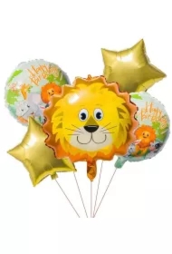Zestaw balonów foliowych Lew
