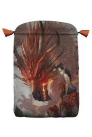 Satynowy woreczek StarDragons na karty Tarota
