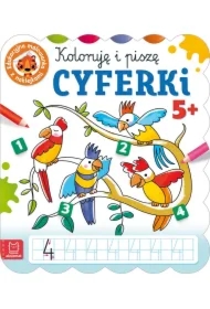 Koloruję i piszę CYFERKI. Edukacyjna malowanka