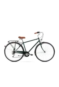 Rower miejski VINTAGE ECO M ciemnozielony 18 M