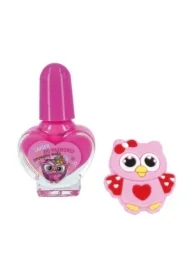 Lakier do paznokci zmywalny wodą Serduszko różowy