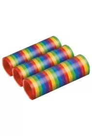 Serpentyny metaliczne tęczowe kolorowe