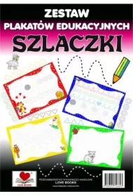 Zestaw plakatów edukacyjnych. Szlaczki