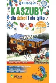 Mapa wodoodporna - Kaszuby dla dzieci i nie tylko