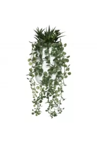 Sztuczna roślina zwisająca w doniczce zielony