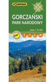 Mapa turystyczna - Gorczański Park Narodowy