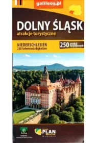 Mapa - Dolny Śląsk 250 atrakcji turystycznych