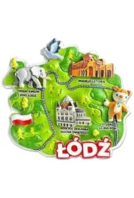 Magnes I love Poland Łósż ILP-MAG-C-LOD-32