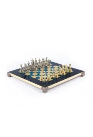 Grecki Rzymski Zestaw Szachowy 28x28cm z figurkami i szachownicą