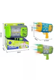 Pistolet do baniek mydlanych na baterie MIX