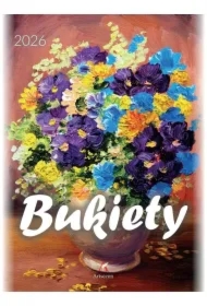 Kalendarz 2026 B4 wieloplanszowy Bukiety