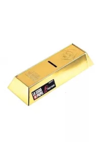 Skarbonka sztabka złota Dom z papieru