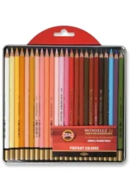 Kredki akwarelowe Mondeluz w metalowym opakowaniu