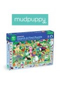 Zdjęcia - Puzzle i mozaiki Park Mudpuppy Puzzle obserwacyjne  dla psów 64 el. 