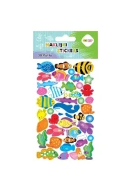 Naklejki 3D Puffy Fishes 10x20cm HAPPY COLOR