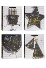 Torebka ozdobna brokat 18x23x8cm mix