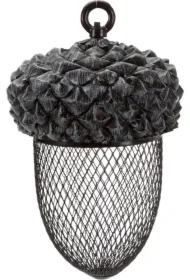 Karmnik Żołądź, 700 ml/14 x 22 cm, brązowy/biały