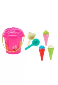 Zestaw do piasku różowy