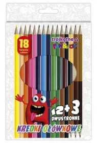 Kredki ołówkowe trójkątne