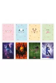 Kołonotatnik A7 dziewczęco-chłopięcy