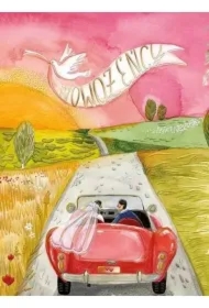 Karnet A5 Ślub Zachód słońca